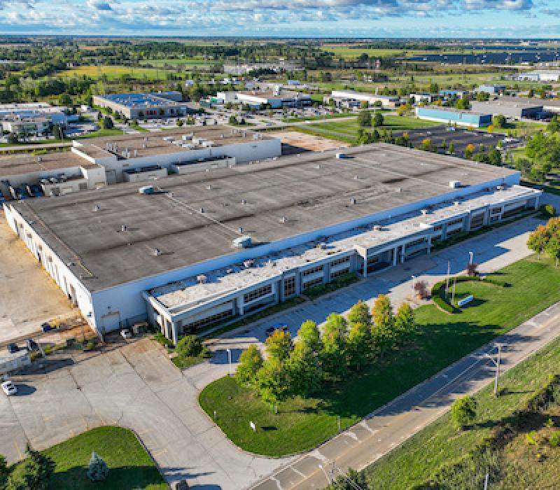 9355 Anchor Dr., in Windsor is currently available for lease in a market where availability is already tight, and where a massive new EV battery plant and a remp-up in auto production by Stellantis are expected to create a new boom. (Courtesy CBRE)