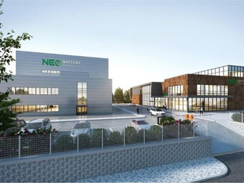 IMAGE: A rendering of NEO's future South Korean commercial plant