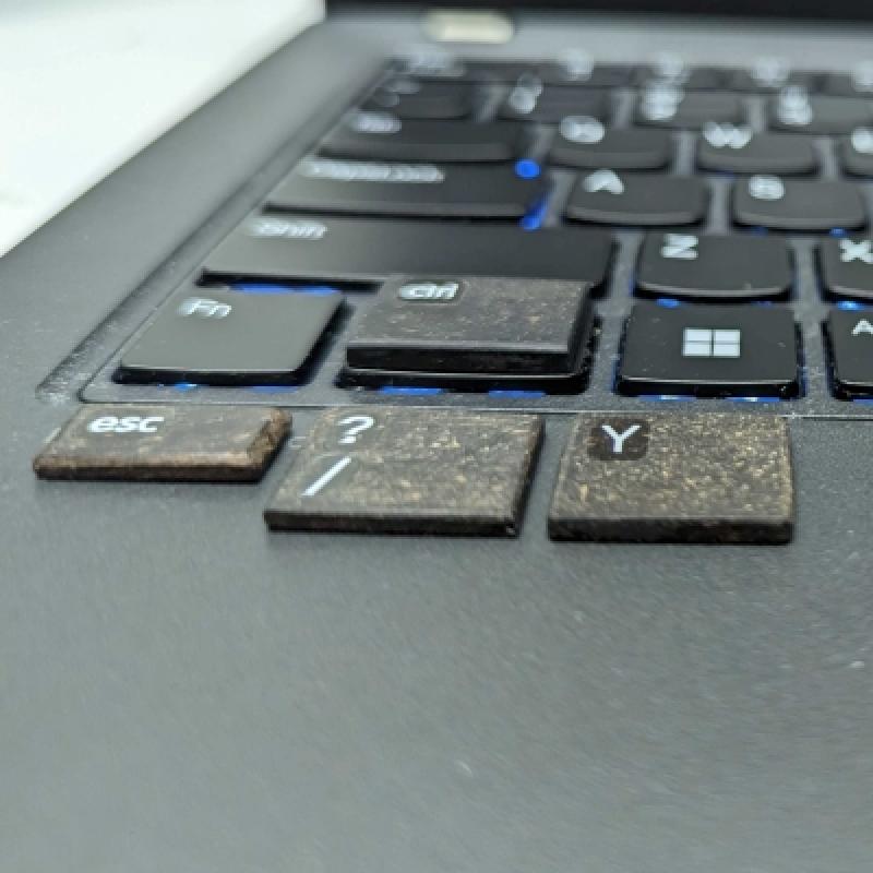 Laptop keys made of Agapyo's jam. (Courtesy Agapyo)