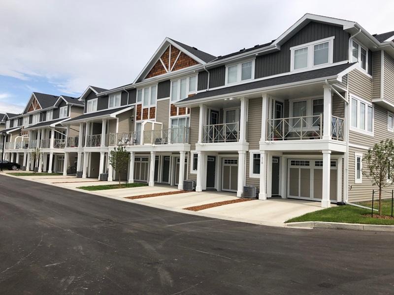 The Park Place townhomes in Regina, which will be rebranded as Beacon Townhomes by new owner Boardwalk REIT. (Courtesy Boardwalk)