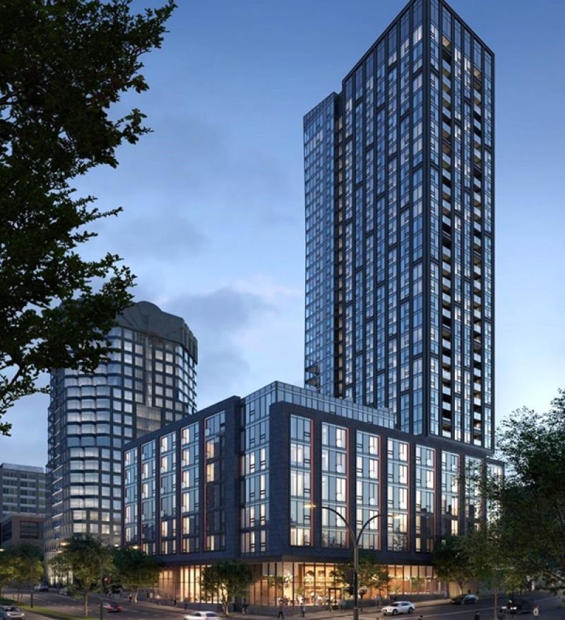 GWL Realty Advisors' Le Livmore Ville-Marie II apartment tower in Greater Montreal. (Courtesy GWLRA)