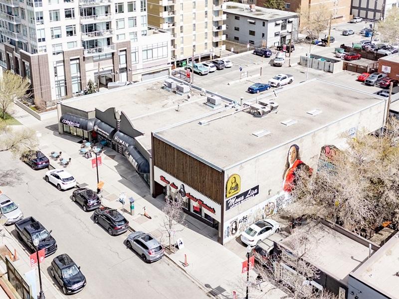 The Mona Lisa property along Calgary's 17th Avenue in The Beltline. (Courtesy JLL)