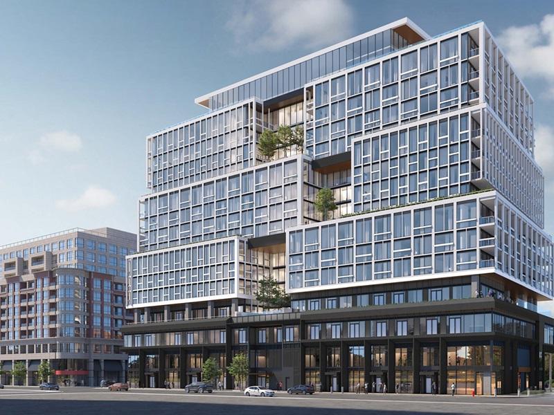 A rendering of the Yonge and Glebe apartment development proposed by Sud Group and Sud Living. (Courtesy Sud Group)