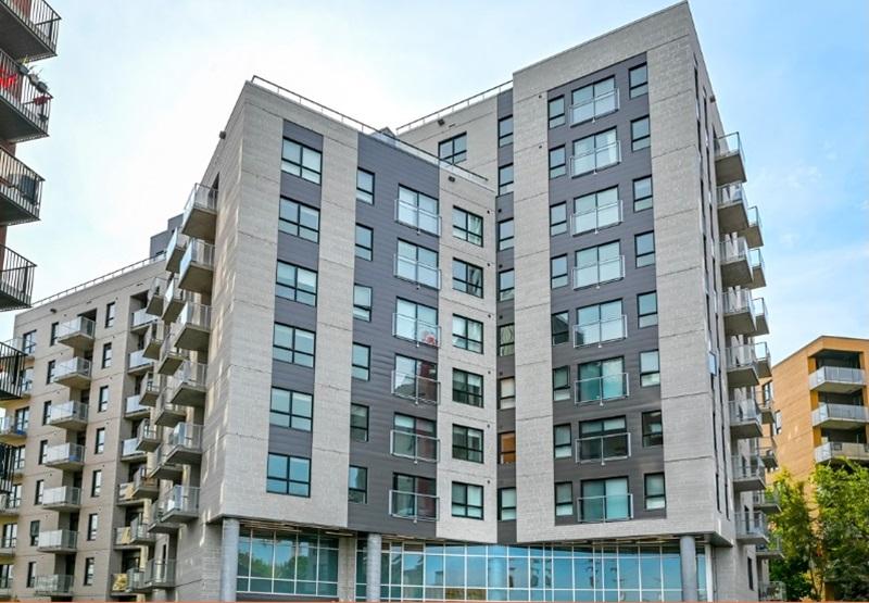 The AVA apartment tower in Montreal. (Courtesy CAPREIT)