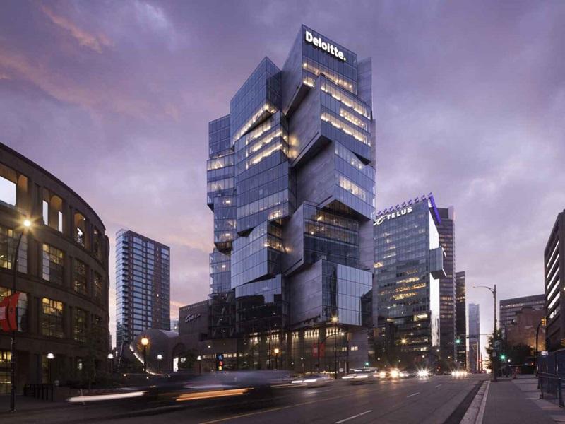Allied Properties REIT's 400 West Georgia office building. (Courtesy Allied)