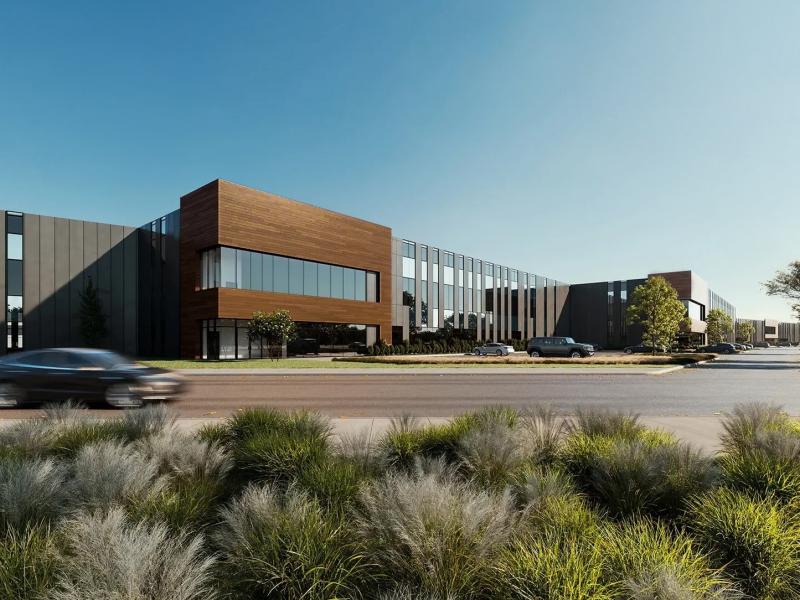 A rendering of the first phase of Ecoparc Laval 15 beging developed by Groupe Montoni and Fonds FTQ. (Courtesy Montoni)