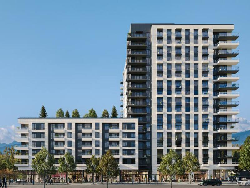 Symposia, a new student housing development near Simon Fraser University in Burnaby, in Metro Vancouver. (Courtesy Harrison Street)