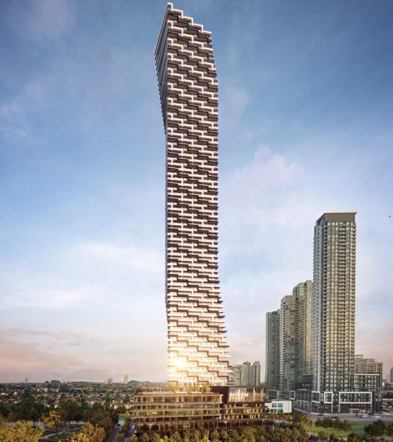 The 81-storey M3 tower at M City in Mississauga. (Courtesy Urban Capital)