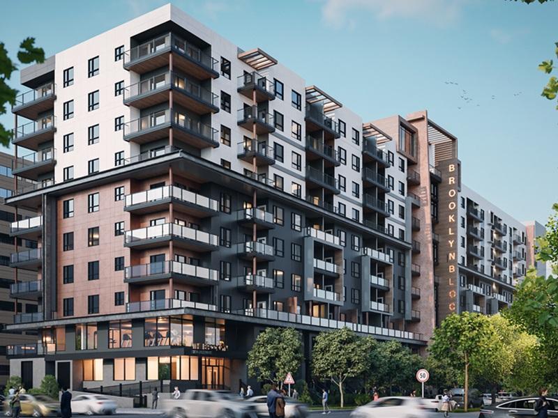 The 10-storey Galloway apartments, being developed by Ayrshire Group in Calgary. (Courtesy Ayrshire Group)
