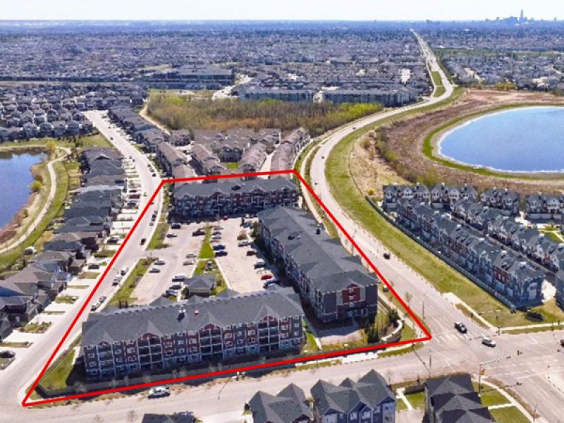 The Crystallina apartment complex in Edmonton. (Courtesy Yorkton Equity)