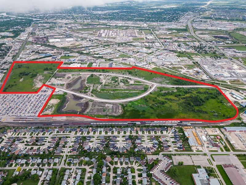 The Water Tower District, a major infill development site in Winnipeg. (Courtesy Shindico)