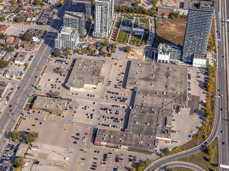 This shopping centre at 1233-1255 The Queensway at Kipling Avenue in Etobicoke is the largest retail property in the Conservatory Group portfolio. (Courtesy EY)
