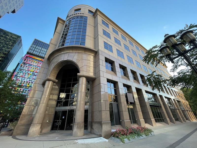 2200 McGill College Ave. in downtown Montreal has been acquired by Optimum Financial to serve as its head office. (Courtesy Optimum Group)