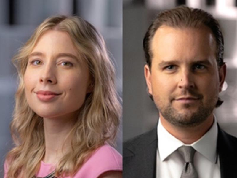 KAtie Bonar, left, and Steve Cameron of Cameron Stephens. (Courtesy Cameron Stephens)