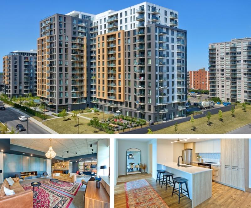 CAPREIT has acquired this new-build Montreal apartment complex. (Courtesy CAPREIT)