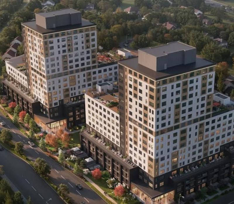 Story of Willett West in Halifax, being developed by Hazelview Properties. Leasing has begun for the first of the two buildings. (Courtesy Hazelview)