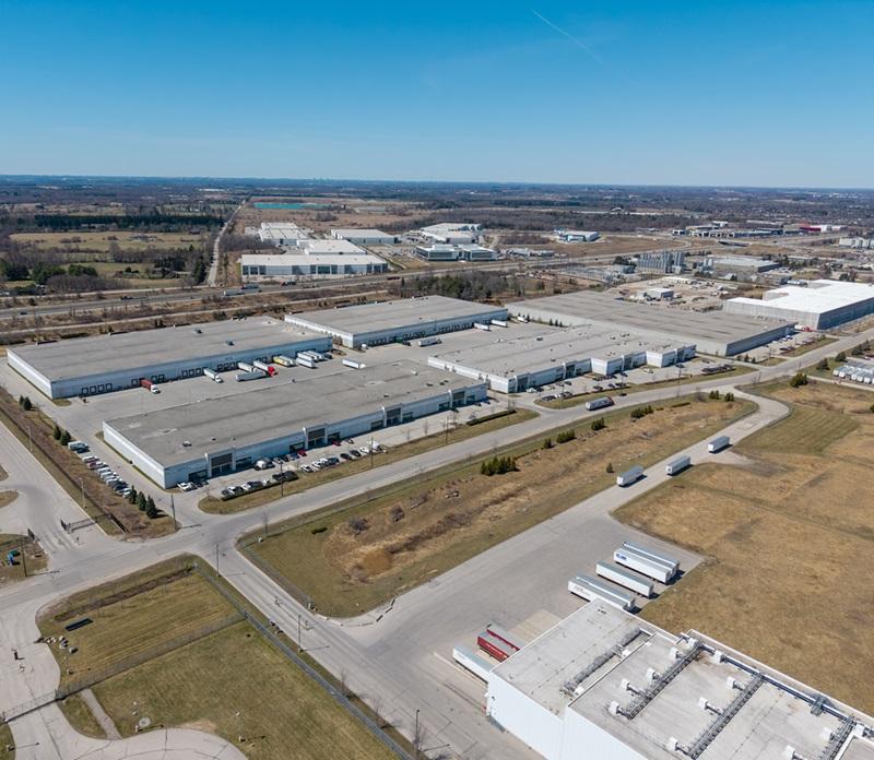 Canfirst Capital Mgmt. has acquired a four-building industrial portfolio at the Southgate Business Park in Guelph, just west of Toronto. (Courtesy Canfirst)