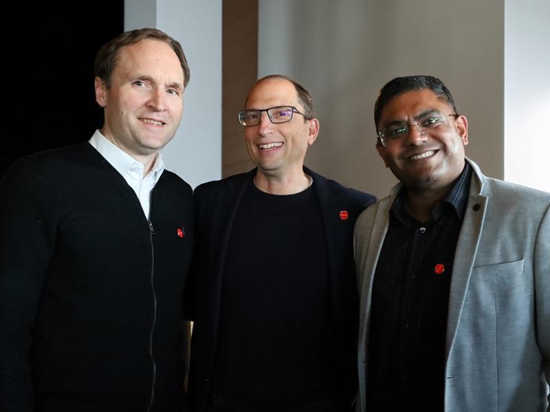 Broccolini's new retail team consists of, from left: Robert Mulvale, Stefan Savelli and Wahab Momin. (Courtesy Broccolini)