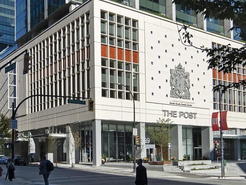The Post building in Vancouver. (Courtesy QuadReal)