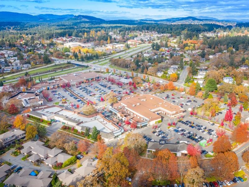 Broadmead Village shopping centre in Saanich, part of Greater Victoria. (Courtesy Grosvenor)