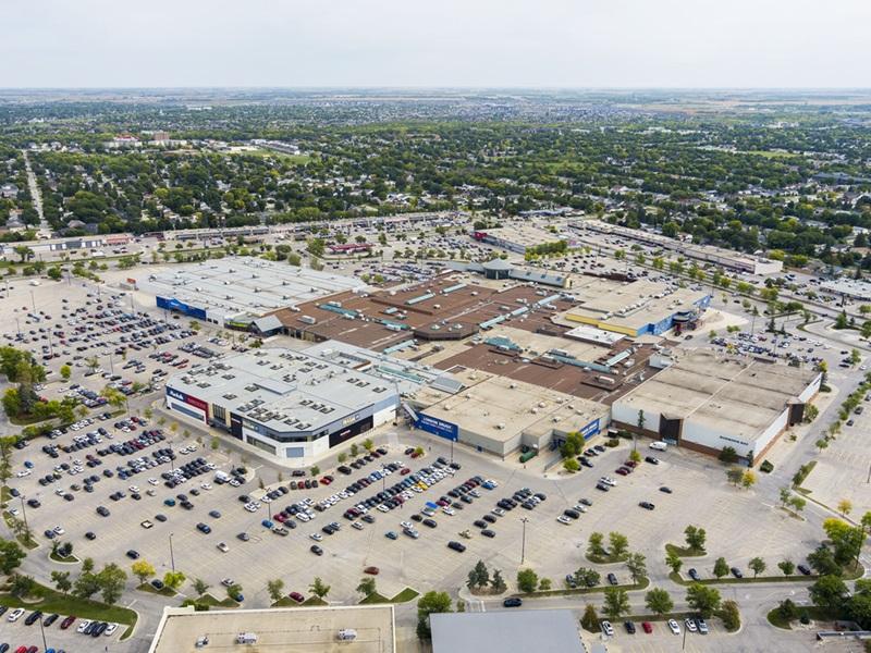 An aerial view of the St. Vital Centre property. (Courtesy Leyad)