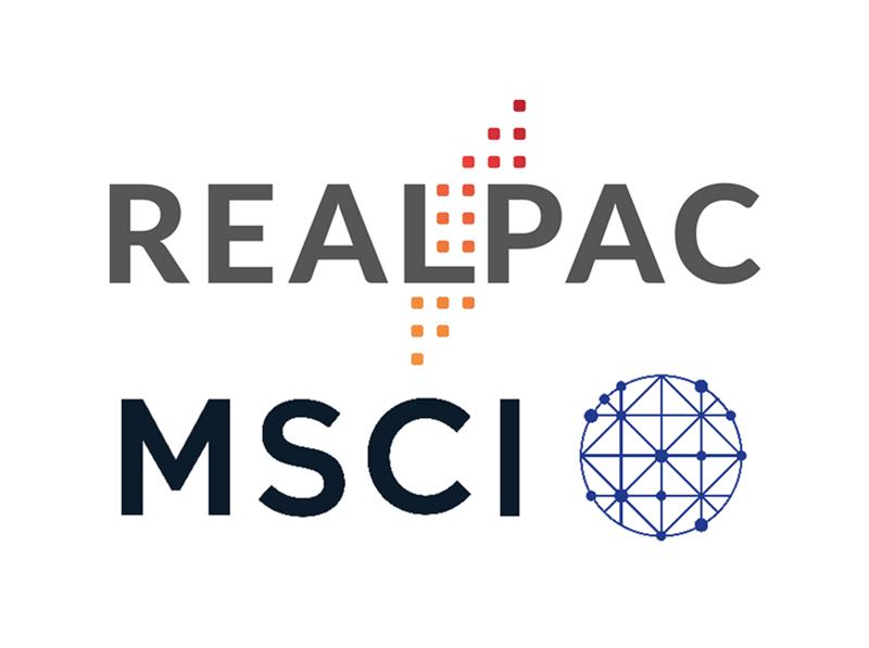 REALPAC, MSCI logos