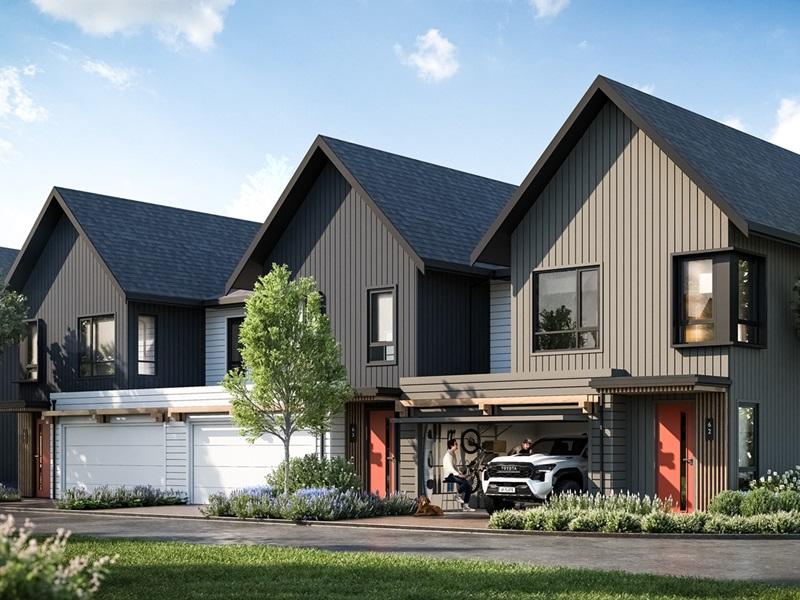 A rendering of the Terrain townhomes in Squamish, B.C., being developed by Polygon Homes. (Courtesy Polygon)