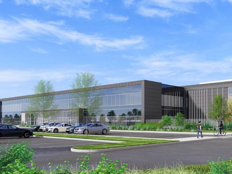 Conceptual drawing for a potential distribution centre at 10223 Highway 50 in Vaughan, in the GTA. (Courtesy Glen Schnarr & Associates Inc.)