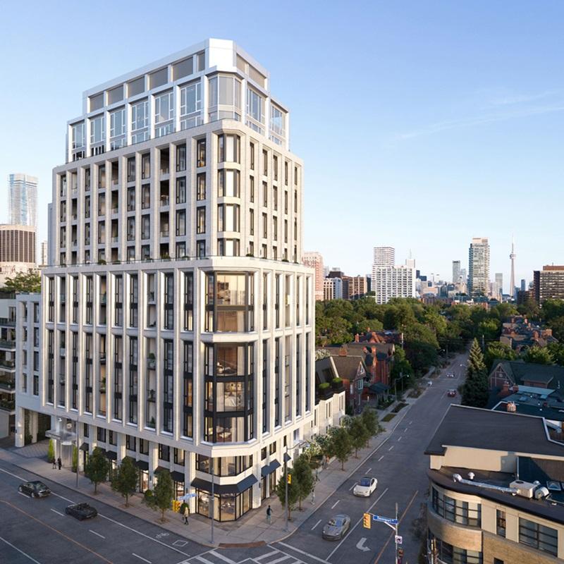 The Bedford in Toronto, a luxury condo tower being developed by local firm By Burnac. (Courtesy By Burnac)