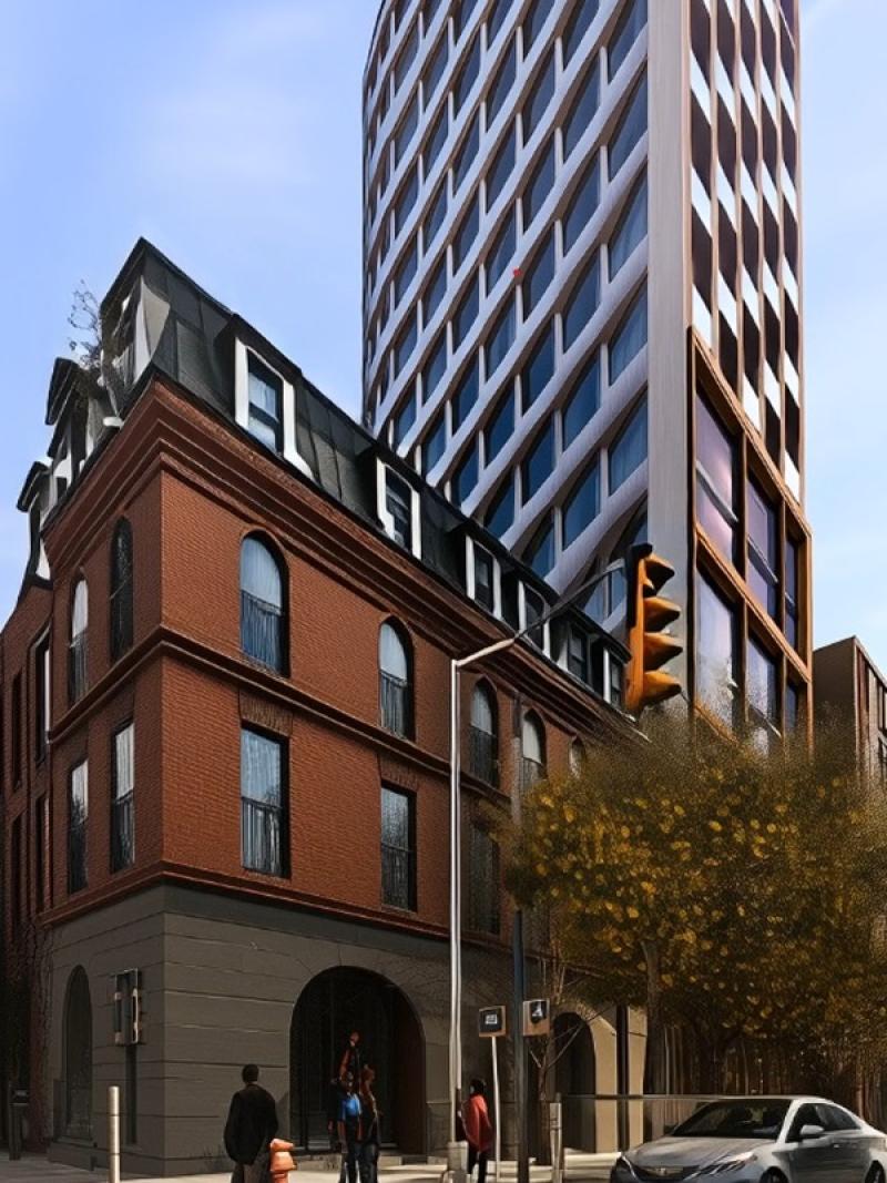 Yarra is ready to close on the acquisition of this property at King and George streets in Toronto for a 25-storey student housing tower and related heritage redevelopment. (Courtesy Yarra / Elysium)