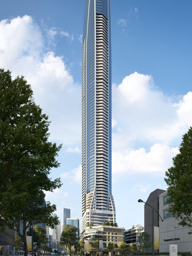 A rendering of the 106-storey Pinnacle SkyTower. (Courtesy Pinnacle International)