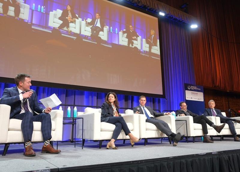 Members of the office investment panel held during the Vancouver Real Estate Forum. (Courtesy Realstar)