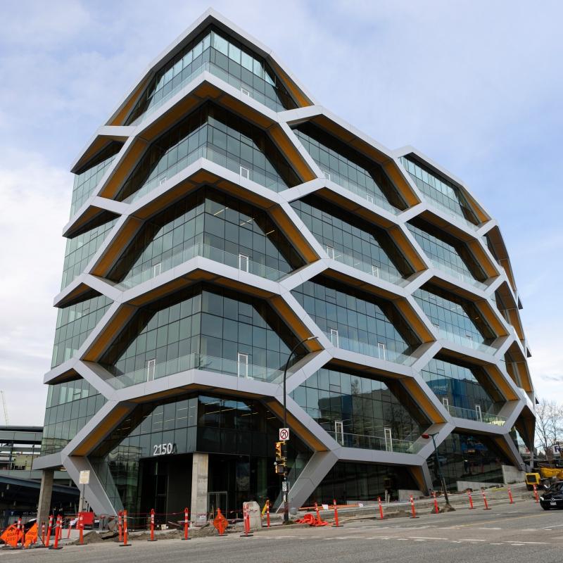 The Hive a 10-storey mass timber building in Vancouver. (Courtesy Fast+Epp)