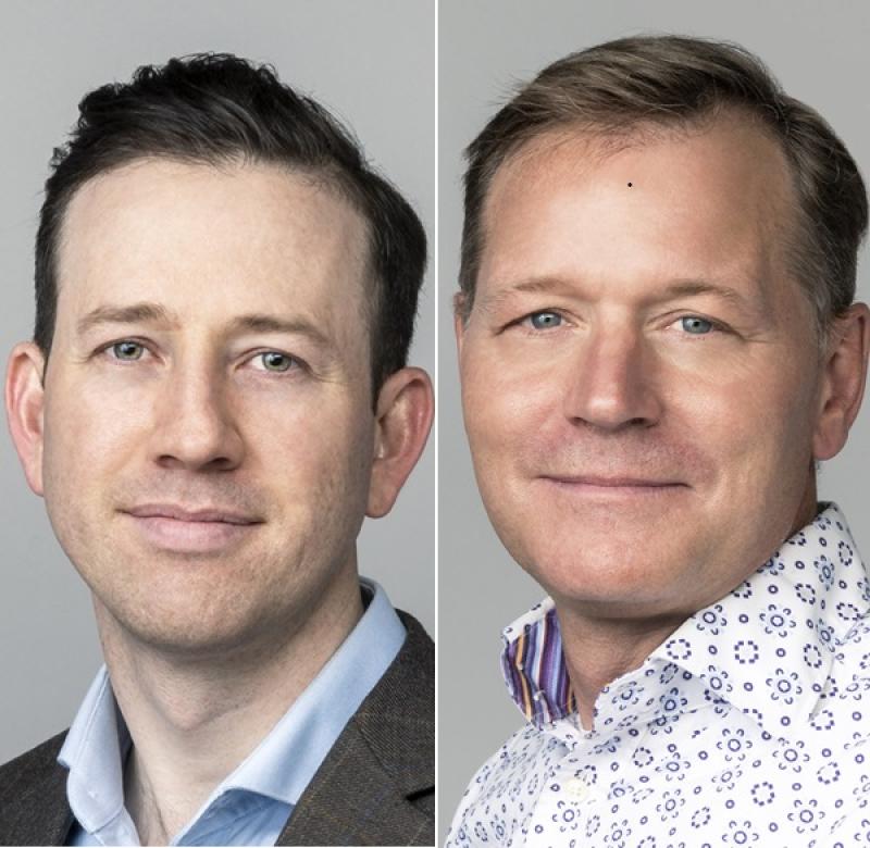 Jeremy Reeds, left, is succeeding Jonathan Westeinde as CEO at Windmill. Westeinde is transitioning to executive chair. (Courtesy Windmill)