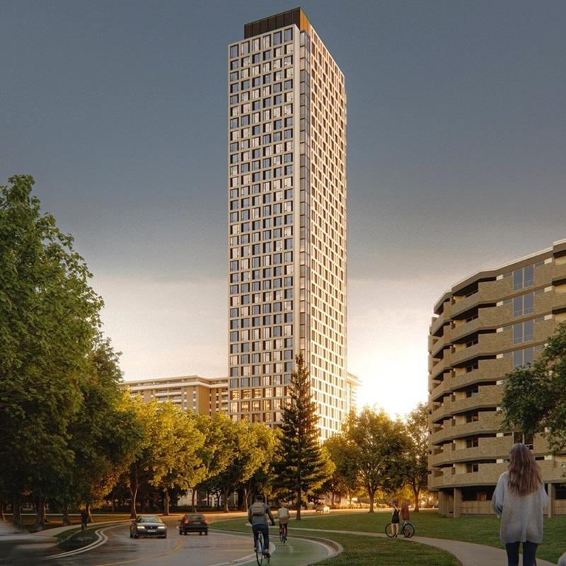 A rendering of 9 Dennis St., in Toronto. (Courtesy OGDC)