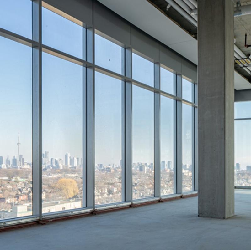A view of an interior space at Seeker Lab's Catalyst building