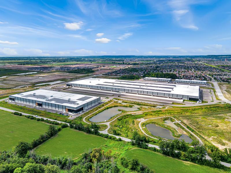 Oxford Properties has leased 1.09 million square feet of industrial space at John Snow Business Park in Milton to ID Logistics Canada. (Courtesy Oxford Properties)