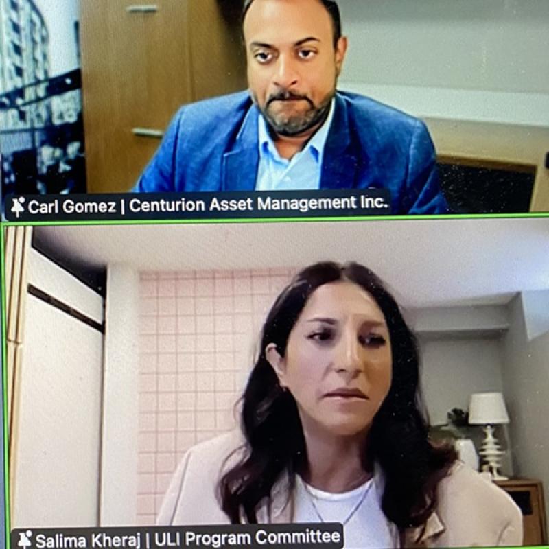 Frame Advisor's Salima Kheraj and Carl Gomez from Centurion Asset Management participate in a webinar focused on Toronto's condo sales slump.