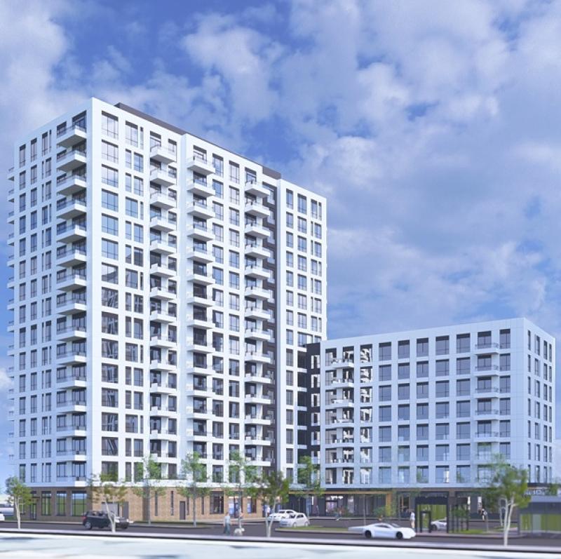 A rendering a purpose-built rental building under construction from Daniels Corp. and Emshih Developments. (Courtesy Daniels, Emshih)