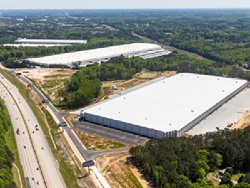 1625 Oakley Industrial Blvd. in Atlanta is among the 53 million in square feet of industrial space Brookfield and CPP Investments will acquire with the announced all-cash purchase of LXP Industrial.
