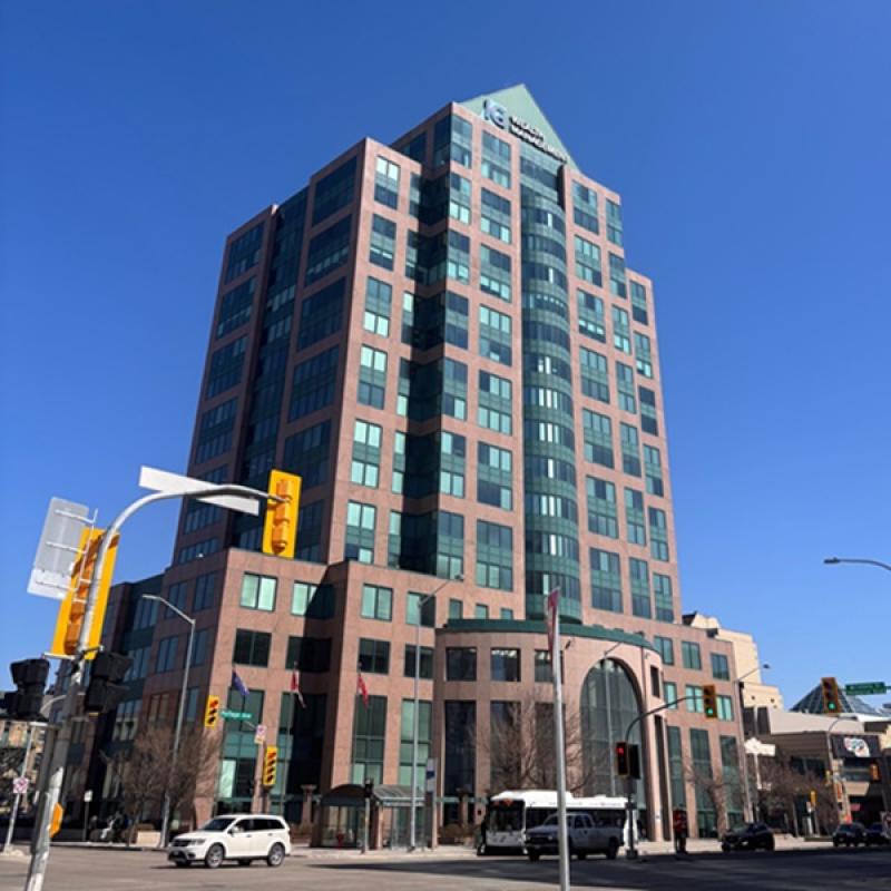 IG will be selling its building at 447 Portage Ave., building the 1980s. (Courtesy IG)
