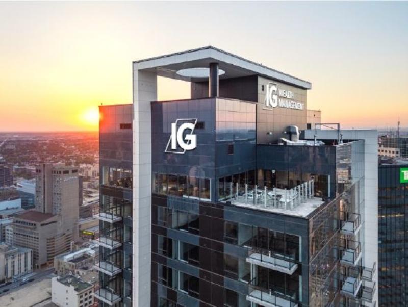 IG Wealth Management will be leaving the headquarters building it has occupied since 1988. Its move to 360 Main (pictured) is expected to be completed by mid-2028. (Courtesy IG)