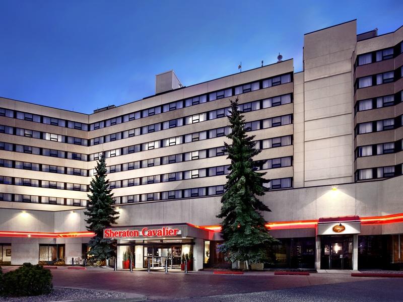 The sale of the 285-key Sheraton Cavalier Calgary was closed in April and was one of the largest in Q2. Transaction details were not disclosed. (Courtesy Colliers)