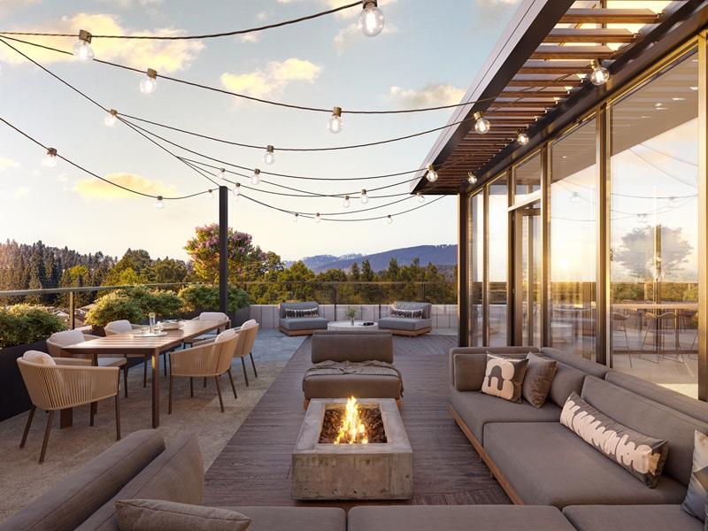 Northstar plans an outdoor rooftop terrace among the amenities at the Livy project in Port Coquitlam. (Courtesy Northstar)