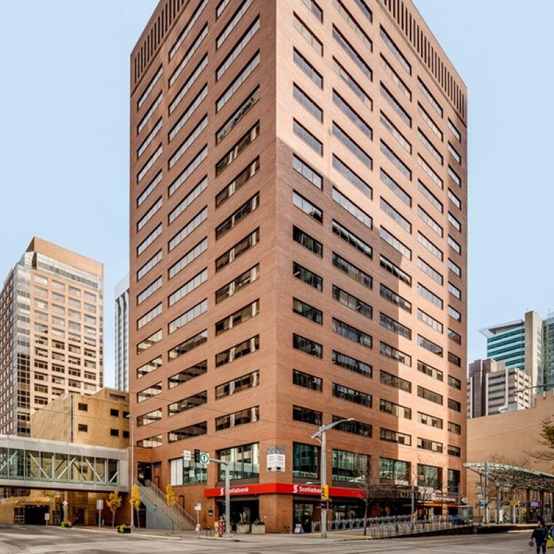 Hines has acquired the Calgary Life Plaze 17-storey office building. (Courtesy Hines)