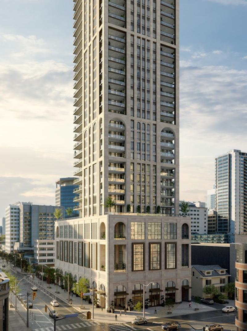 The 52-storey luxury residential condominium 8 Rosehill will offer 115 units. (Courtesy)