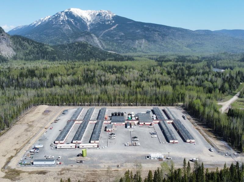 Mount Merrick Lodge, a Black Diamond workforce accommodation that served the Coastal GasLink project near Chetwynd, B.C.  (Courtesy Black Diamond)