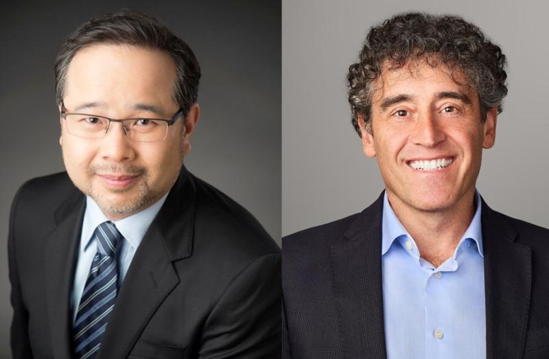 Integral Strategic CEO Andrew Tong (l) and Porte Communities president David Porte have been friends for over 20 years. (Courtesy Integral Strategic)
