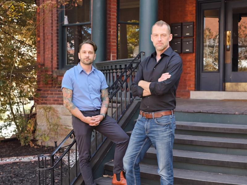 Corcoran Ben Zarate commercial administrator and leasing Specialist (l) and Martinus Geleynse, VP commercial division and managing partner
