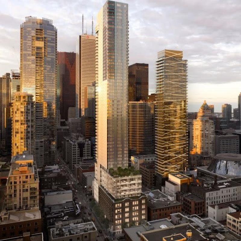 Allied Properties REIT's Toronto House tower. (File, courtesy Allied)